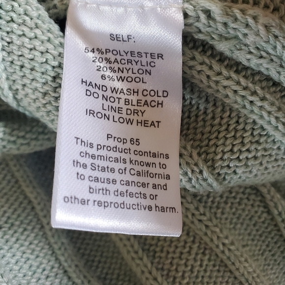 Luca + Grae Womens Midi Ribbed Knit Halter Sweater Dress. Mint. Size S - Picture 5 of 6